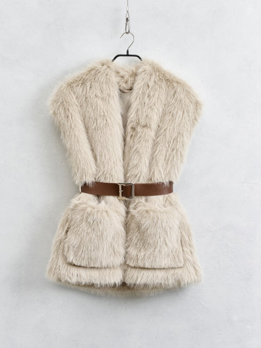 Chaleco pelo cinturón