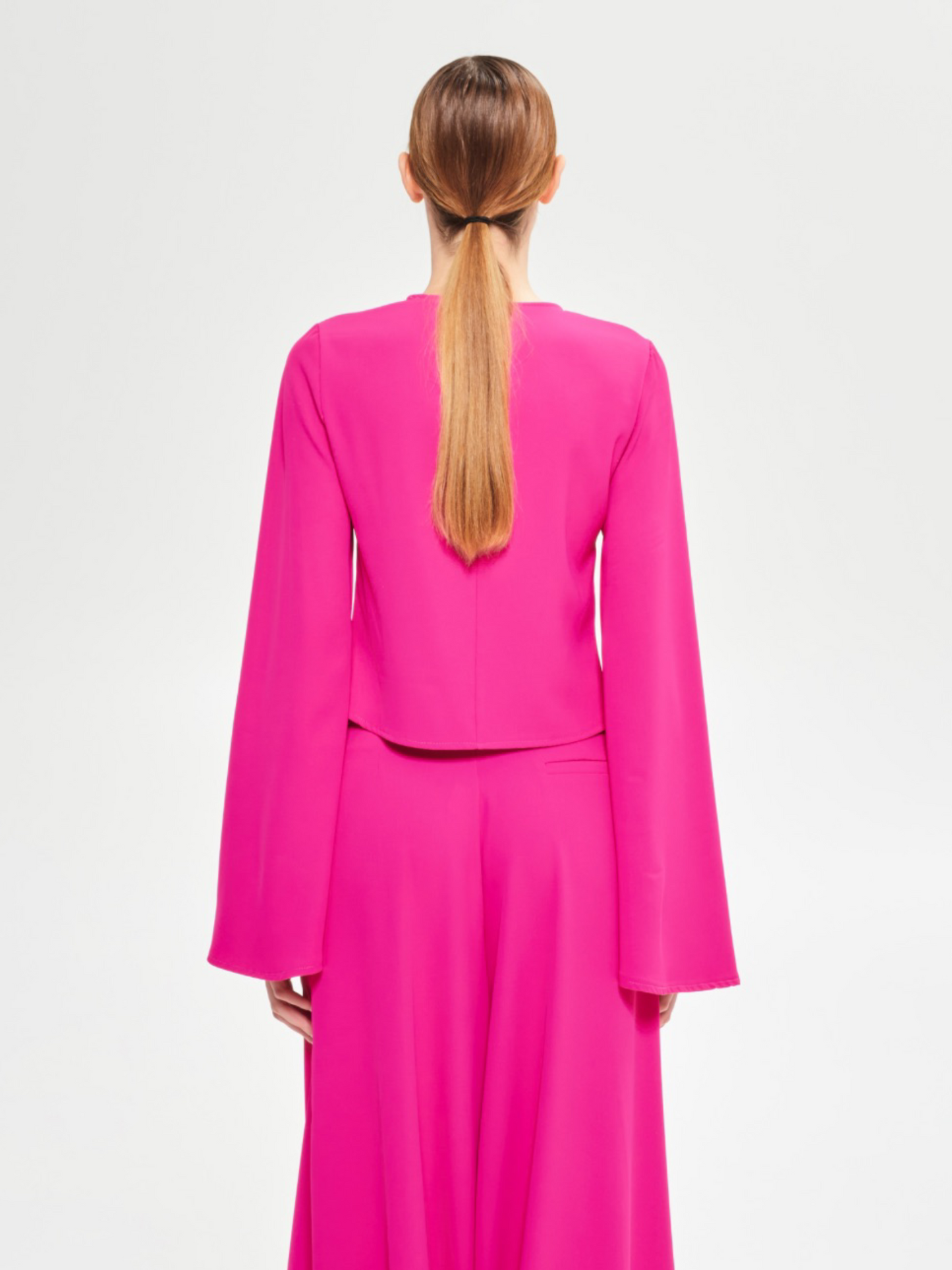 Blusa mangas acampanadas