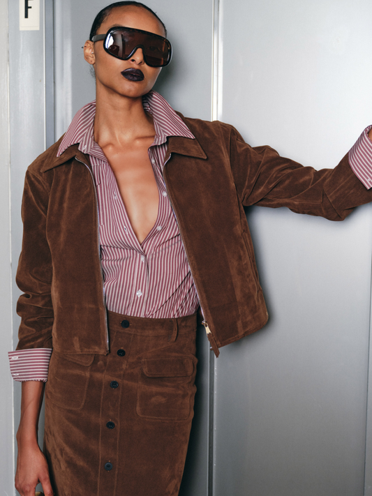 Chaqueta ef.ante recta