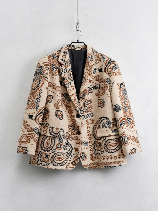 Blazer estampada oversize