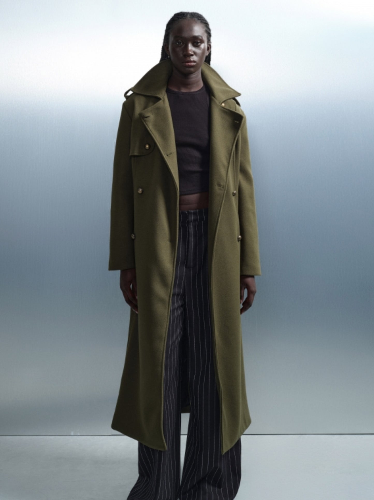 Abrigo largo militar