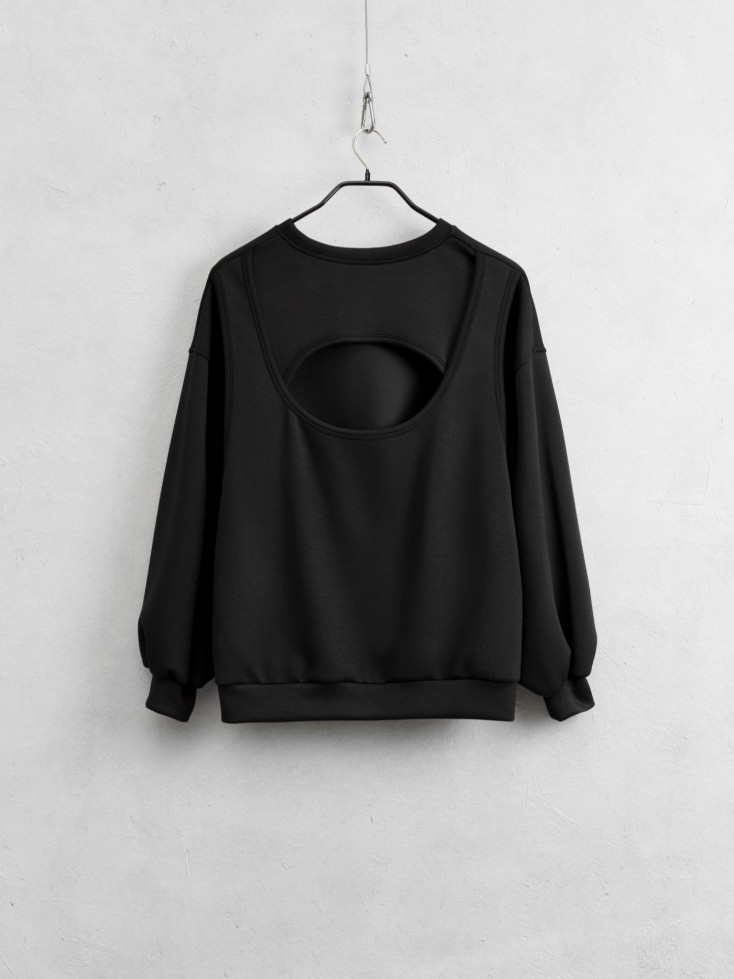 Sudadera abertura trasera