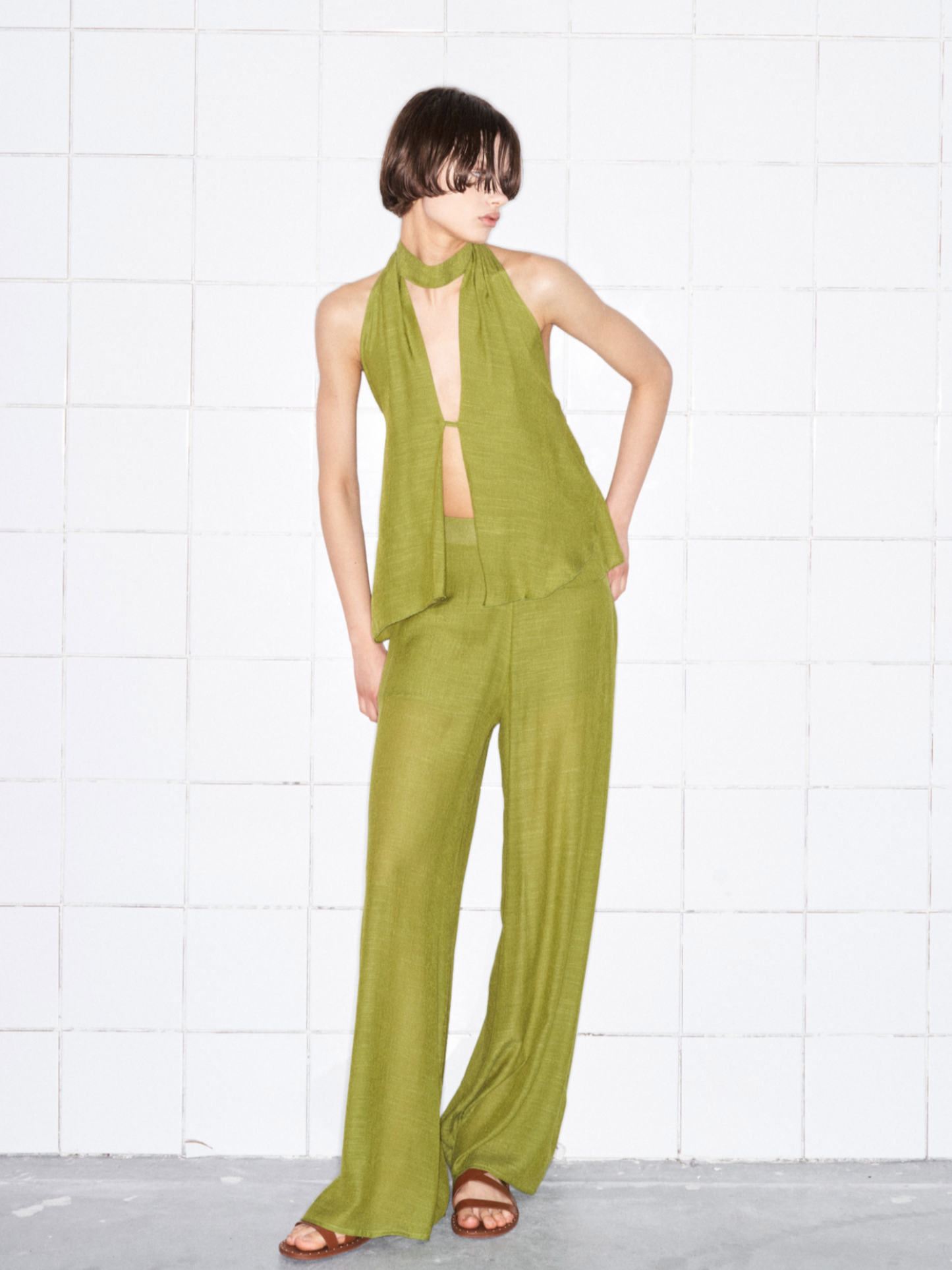 Pantalón viscosa