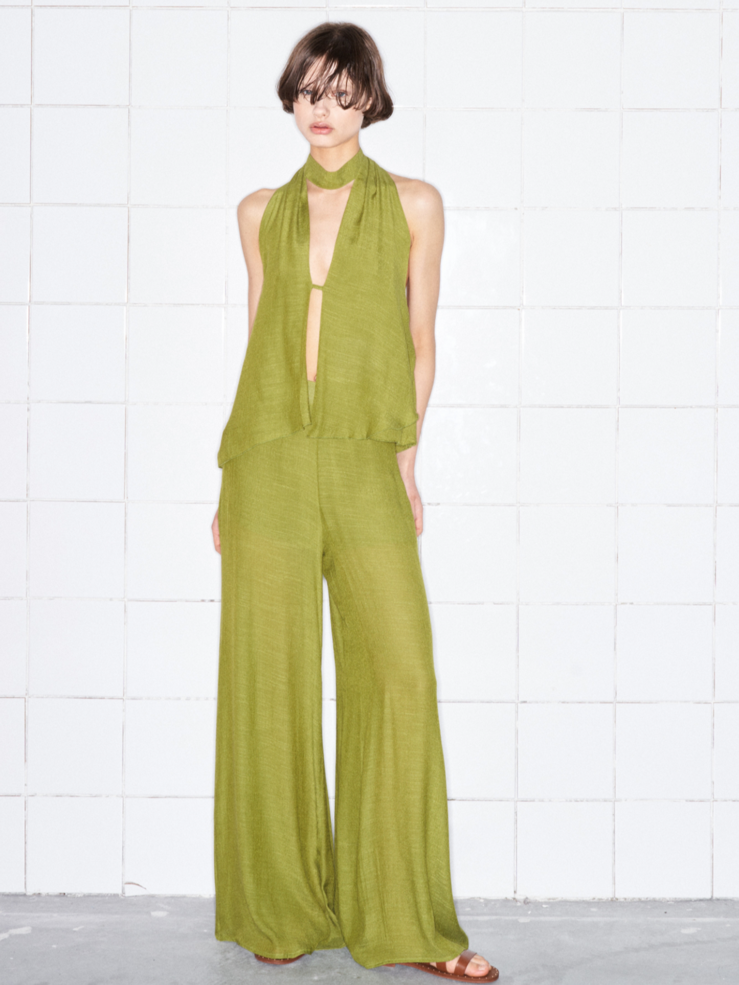 Pantalón viscosa