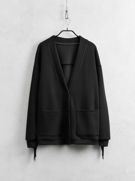 Cardigan sporty flecos