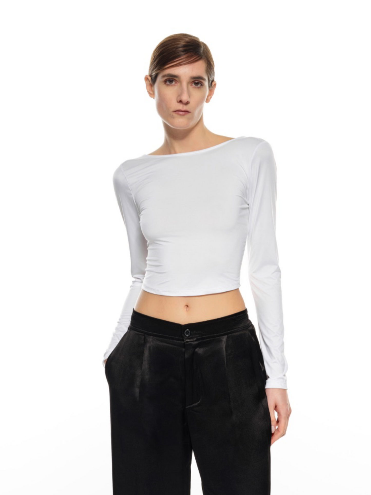 Top lycra escote espalda