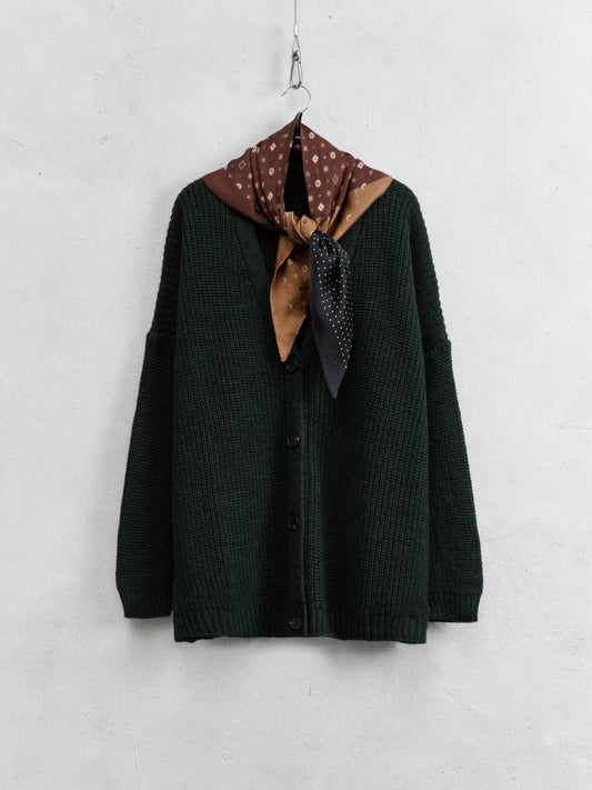 Cárdigan punto oversize