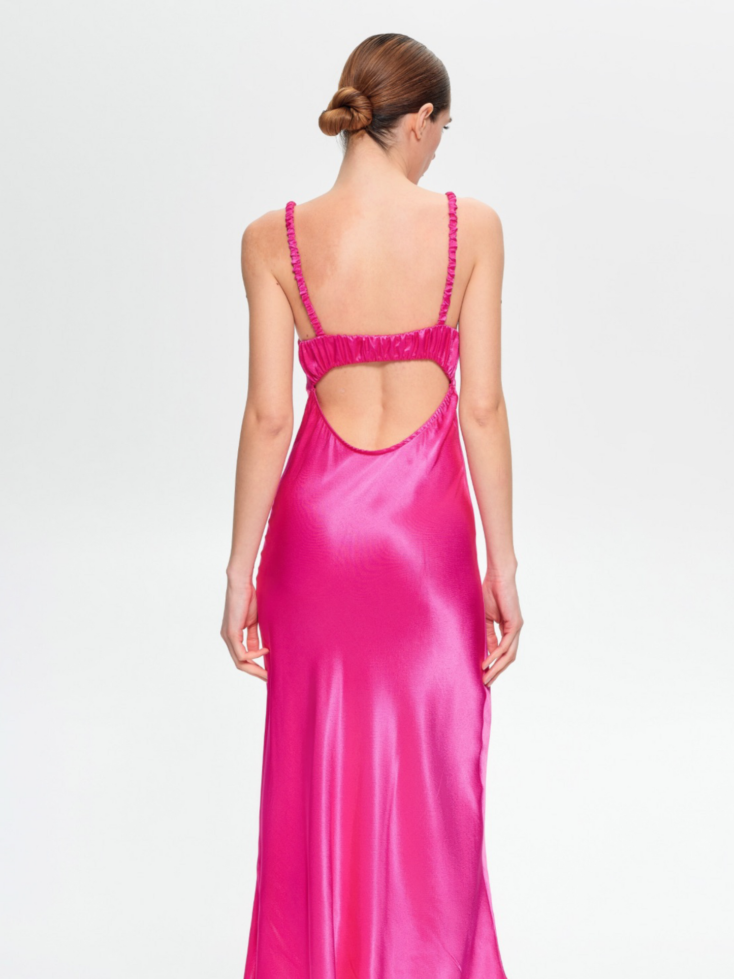 Vestido tirante fruncido