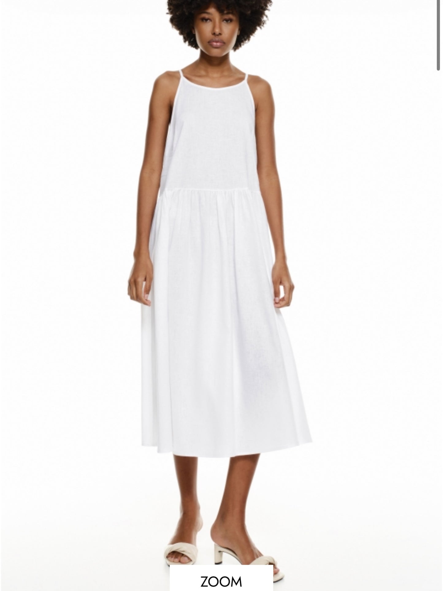 Vestido Halter Lino
