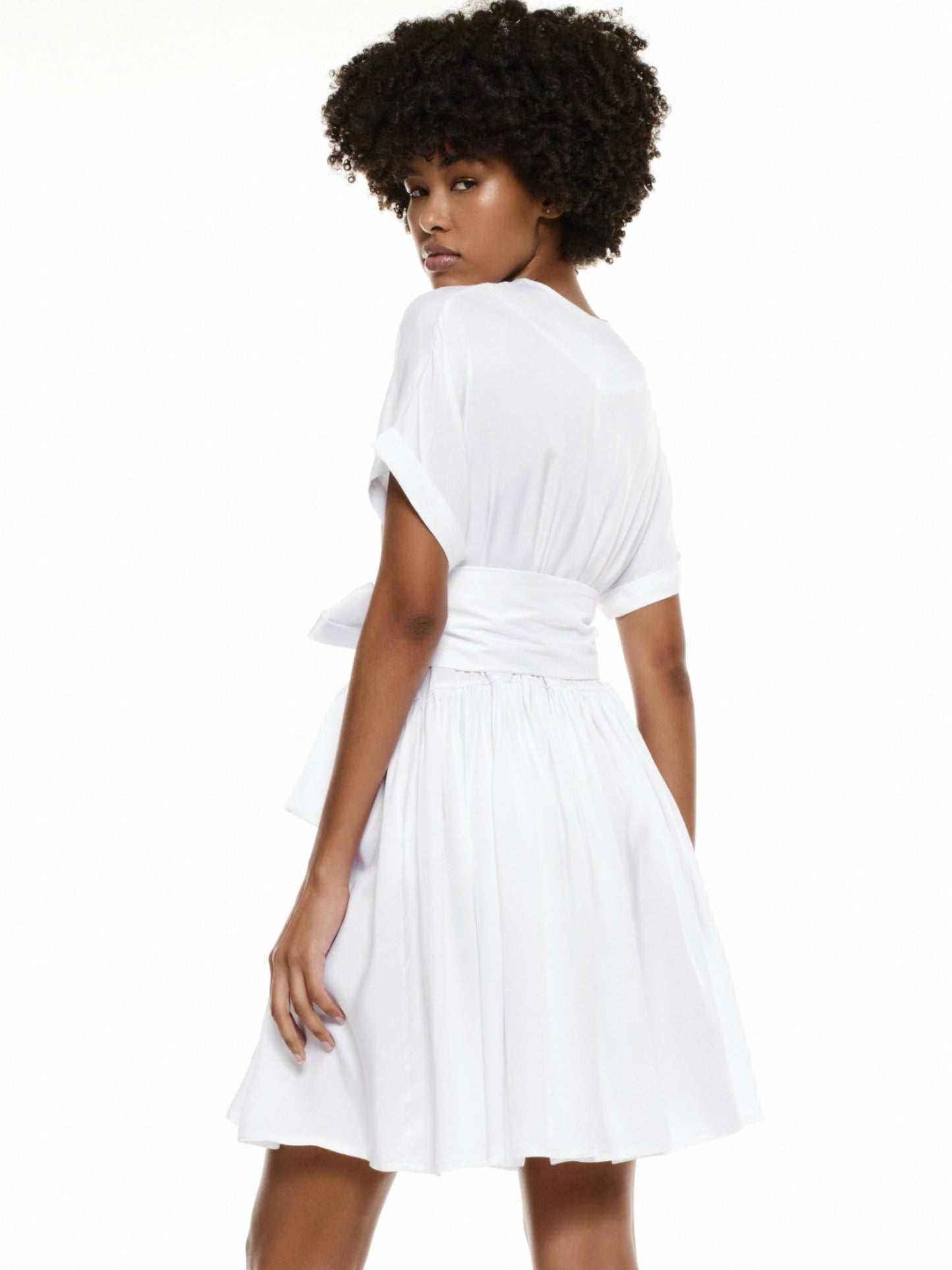 Vestido Evase Cinturon