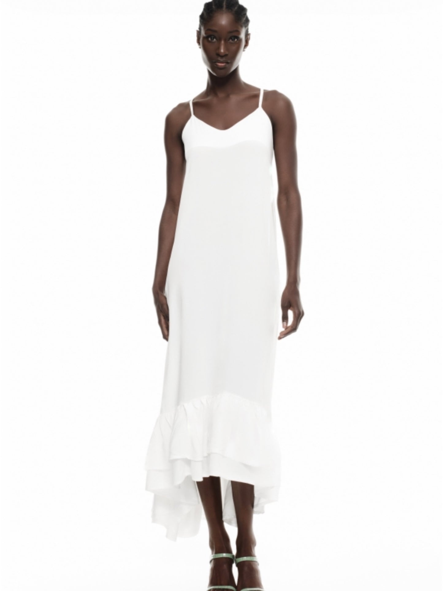Vestido Tirantes Volante