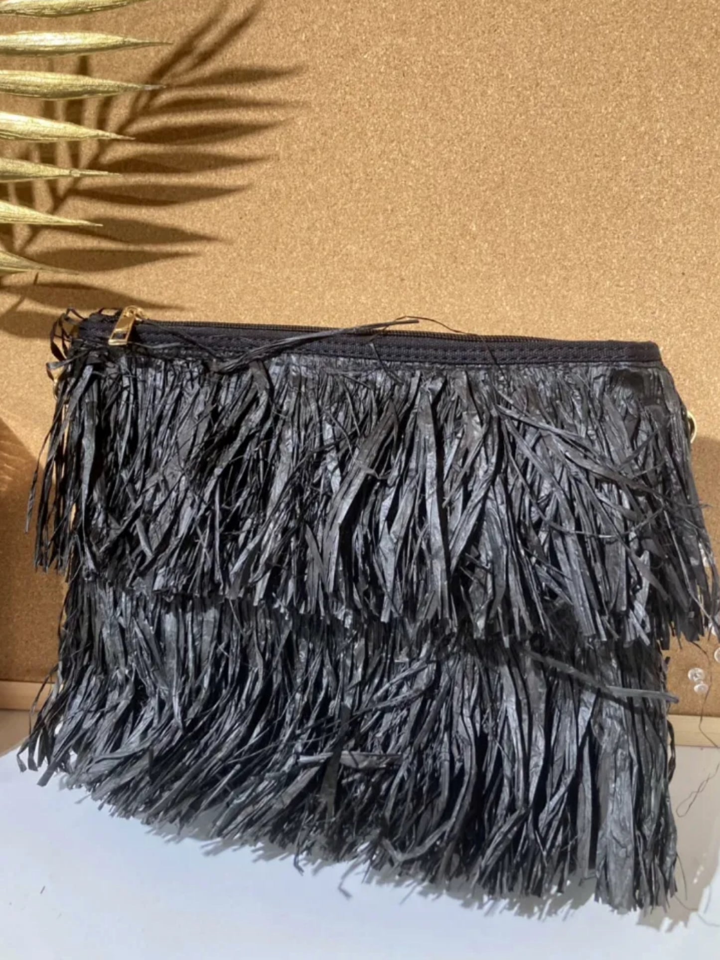 Bolso Mano Flecos