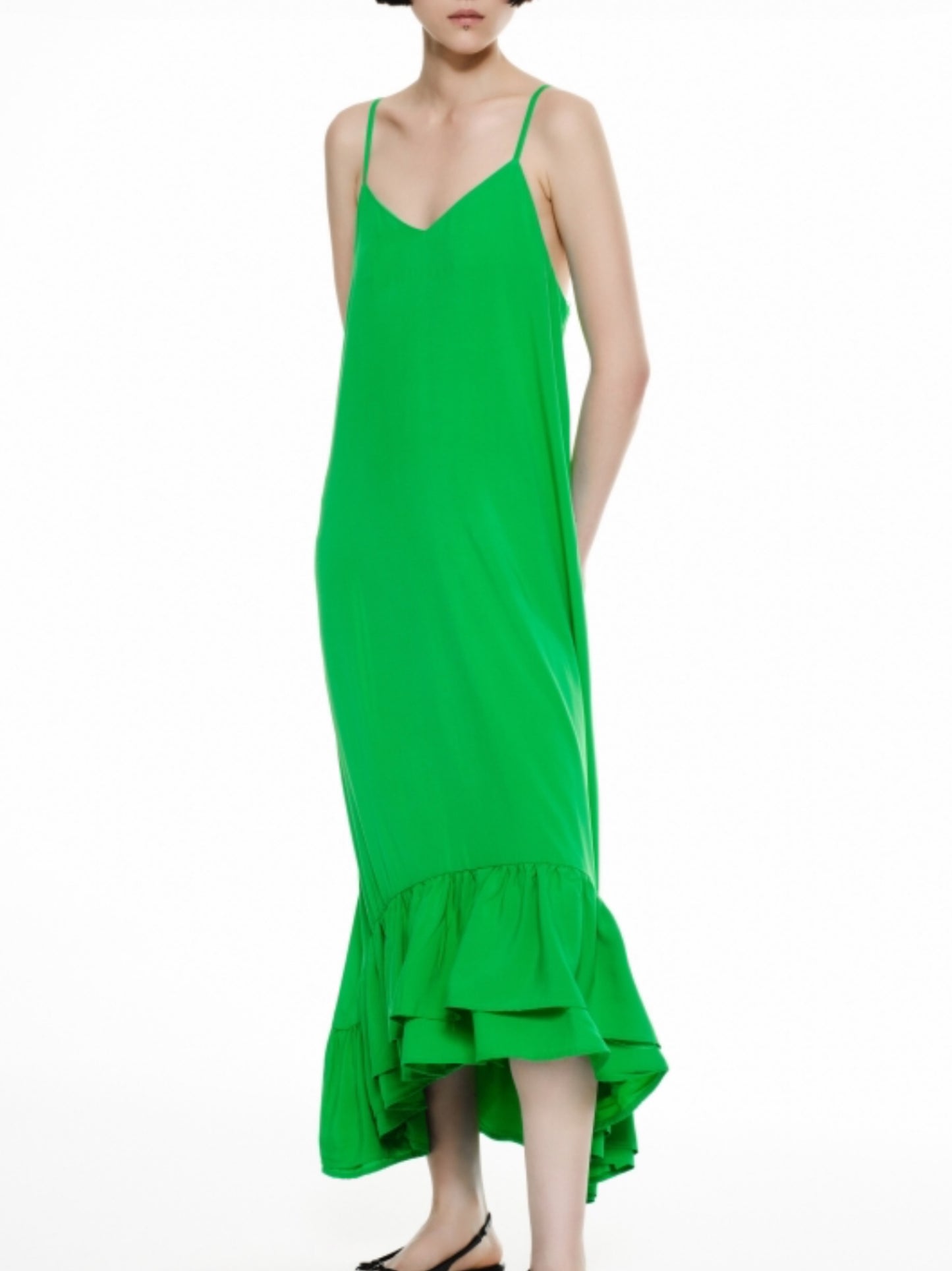 Vestido Tirantes Volante