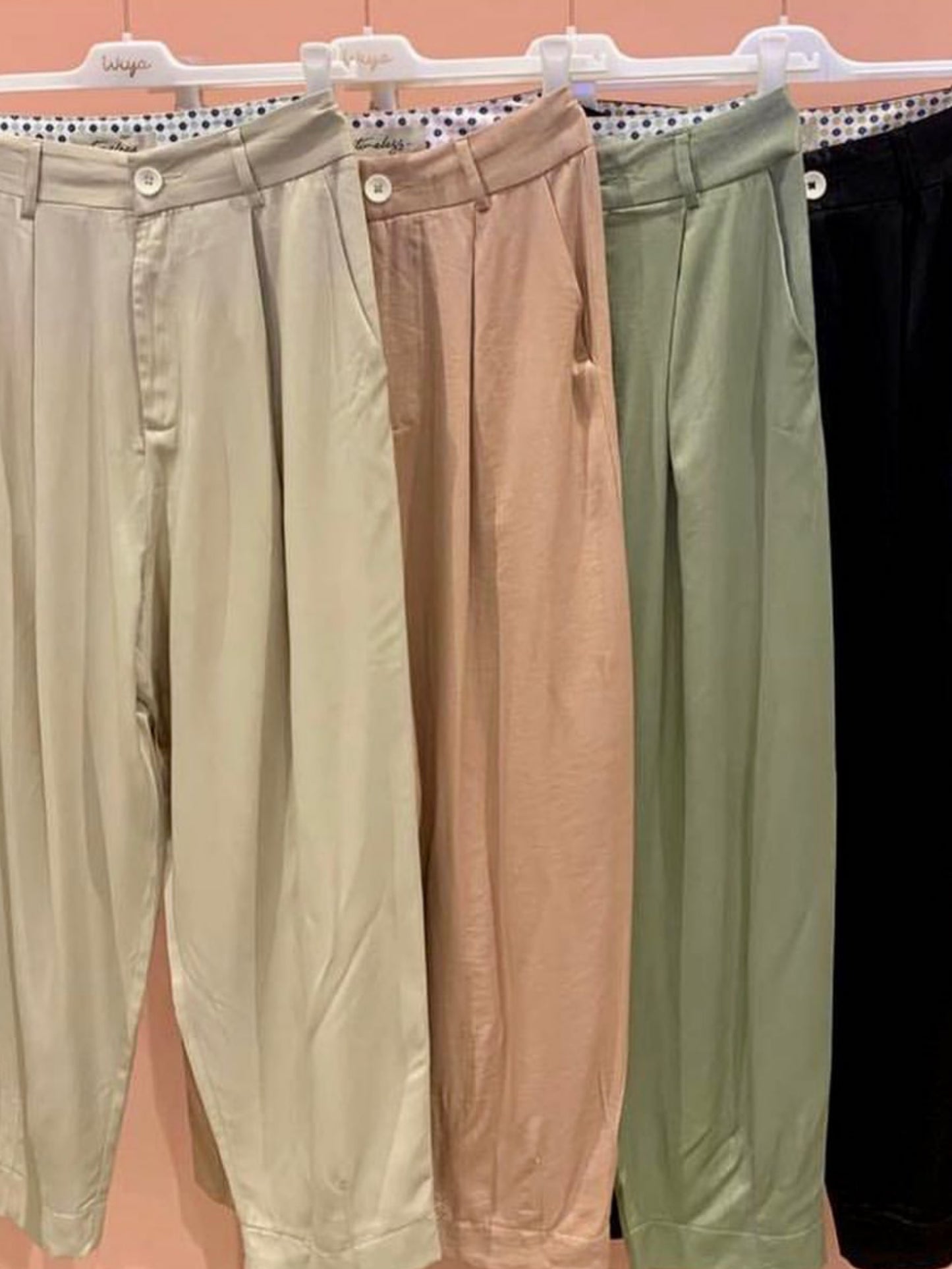 Pantalon fluido satin