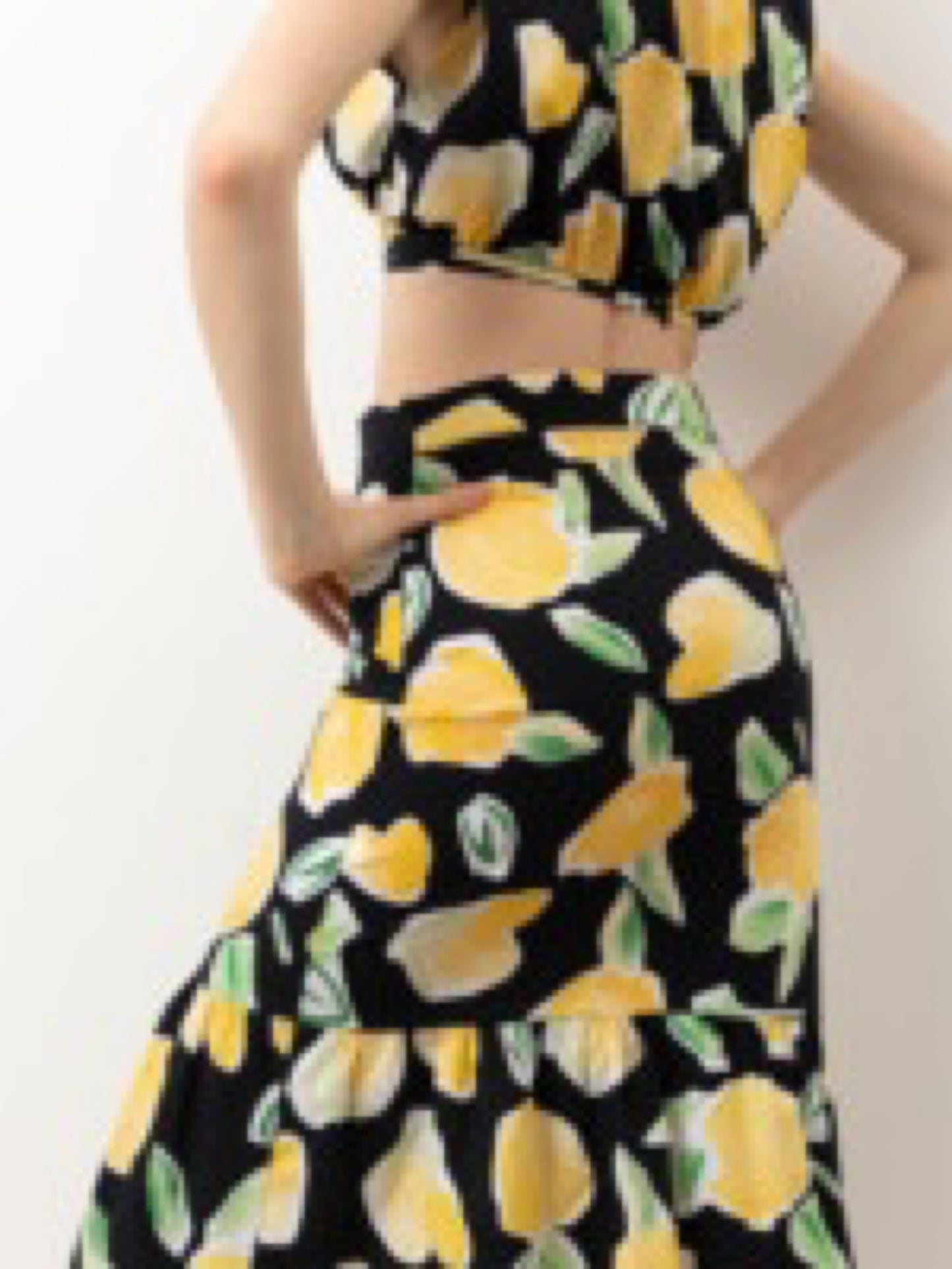 Falda limones