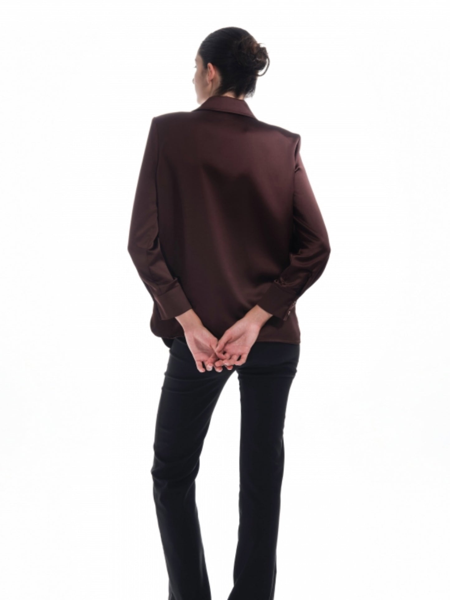 Camisa bolsillos fluida