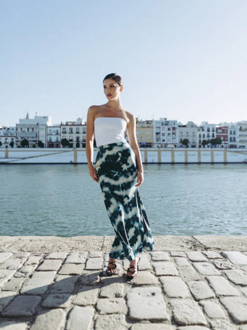 Falda tie dye