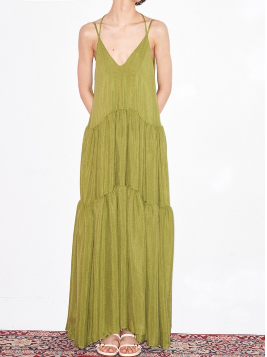 Vestido Viscosa largo