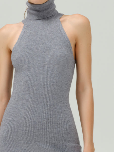 Vestido punto sin mangas