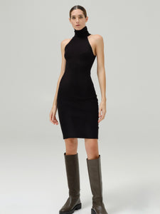 Vestido punto sin mangas