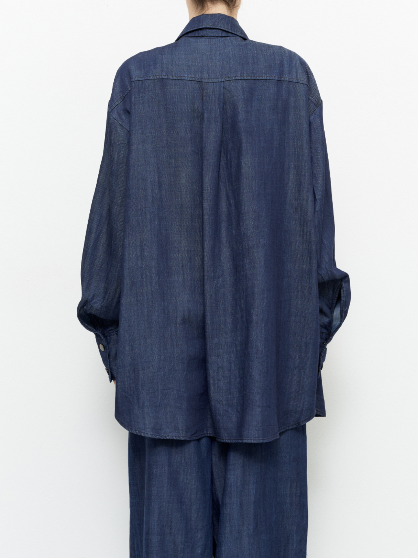 Camisa Denim Maxi