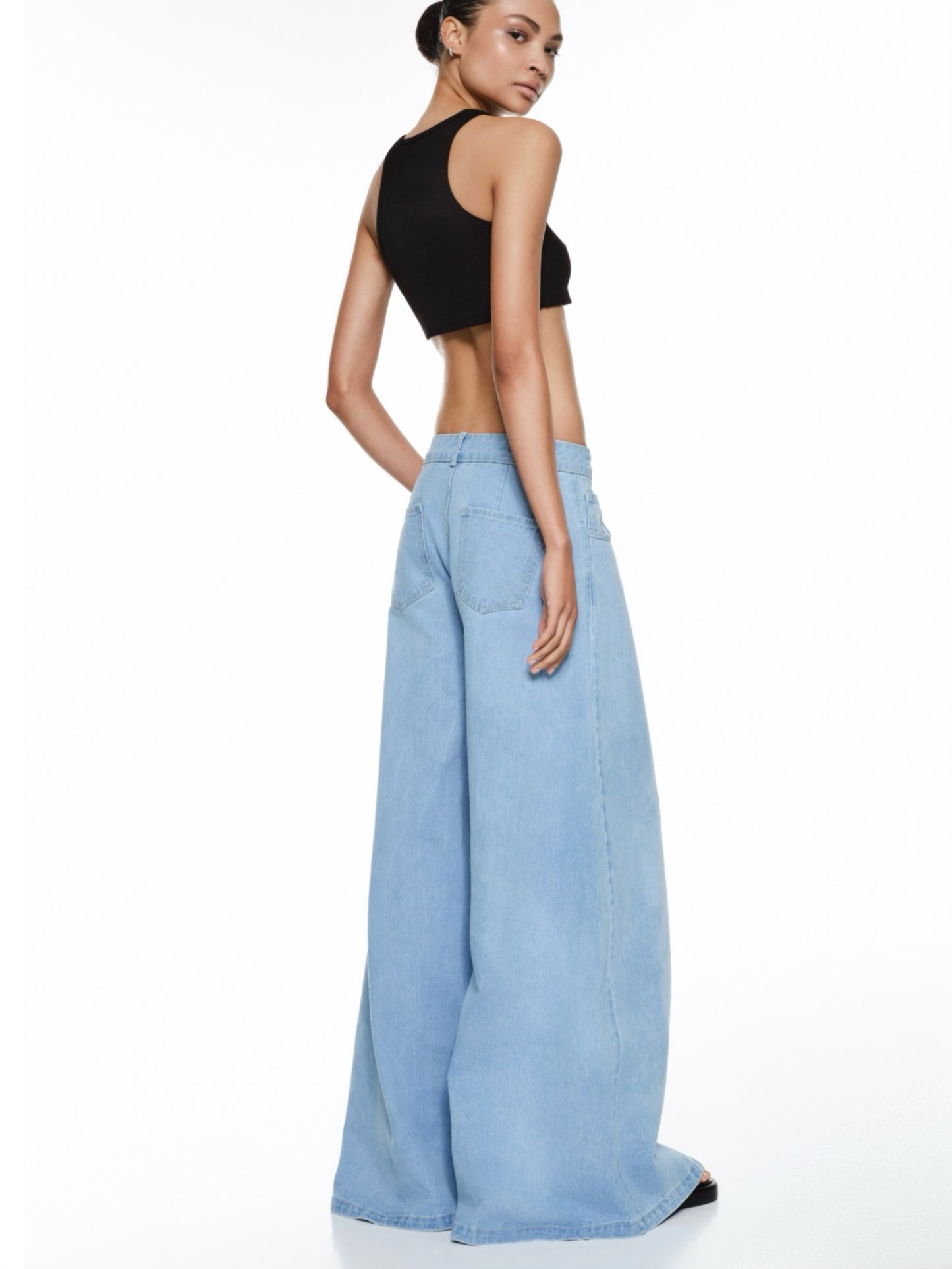 Jeans maxi campana