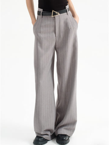 Pantalón rayas cinturón