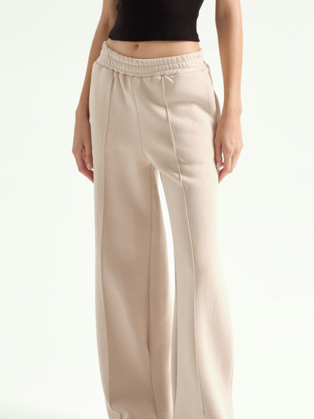Pantalón felpa costura