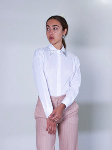 Camisa cuello strass
