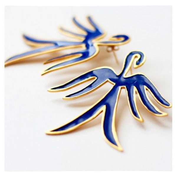 Pendientes Grulla