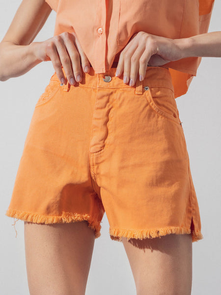 Short denim color