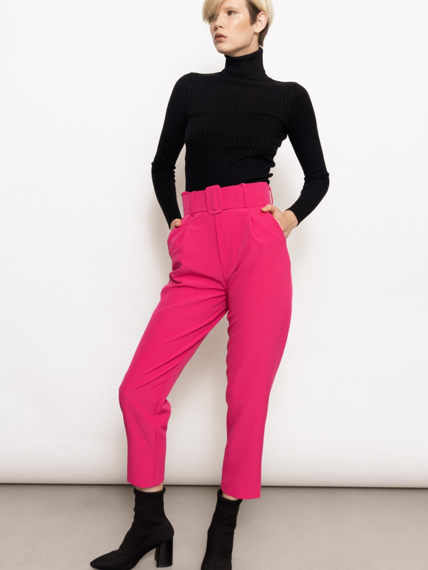 Pantalon vestir cinto