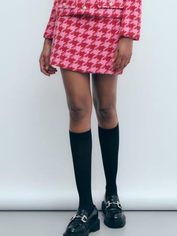 Falda mini tweed